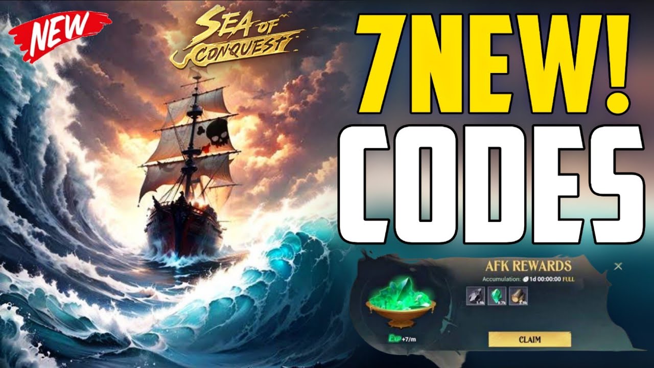 *NEW* SEA OF CONQUEST CODES ! SEA OF CONQUEST REDEEM CODES ! SEA OF ...