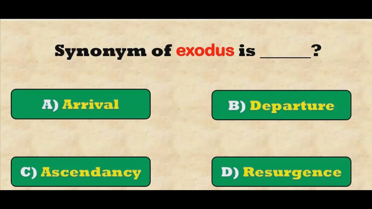 TEST YOUR SYNONYMS Skill |Test 3 | 97% will fail this 