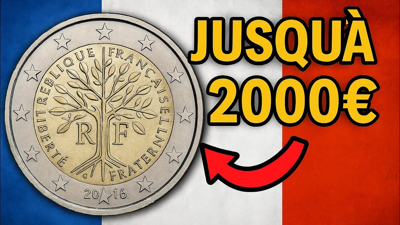Pièce de 2€ France 2016 : elle pourrait valoir jusqu’à 2000€ !