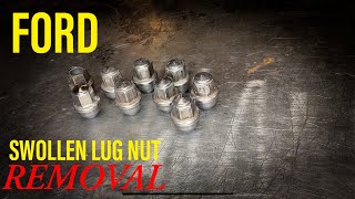 Ford Swollen Lug Nut Removal & Replacement (complete Guide)