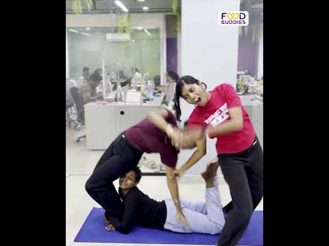 International Yoga Day! #InternationalYogaDay #Yoga #HealthyWorkCulture #FoodBuddies