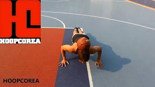 훕코리아 여자친구에게보여주면 좋아할것같은? 농구공 몸에올리기 특별한강좌3탄 the ball put on the neck