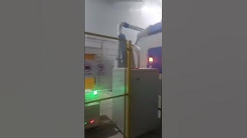 The shell making robot and automatic drying line have been debugged and installed.