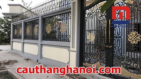 Cổng sắt và lan can sắt cnc đẳng cấp số 1 thị trường về giá rẻ