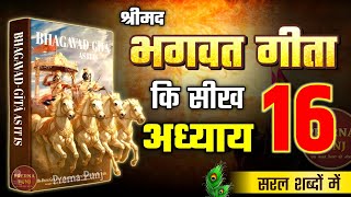श्रीमद भगवद गीता अध्याय 16 की सीख | Life Changing Lessons of Bhagavad Geeta Chapter 16 Bhagwat Geeta