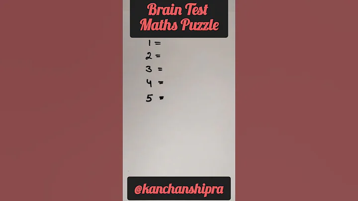 Viral maths puzzle | brain test #shorts #trending #youtubeshorts #viral #kanchanshipra #puzzle