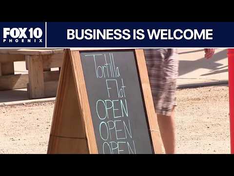 Rare 20-year Canyon Lake drainage closes water, but businesses stay open | FOX 10 Phoenix