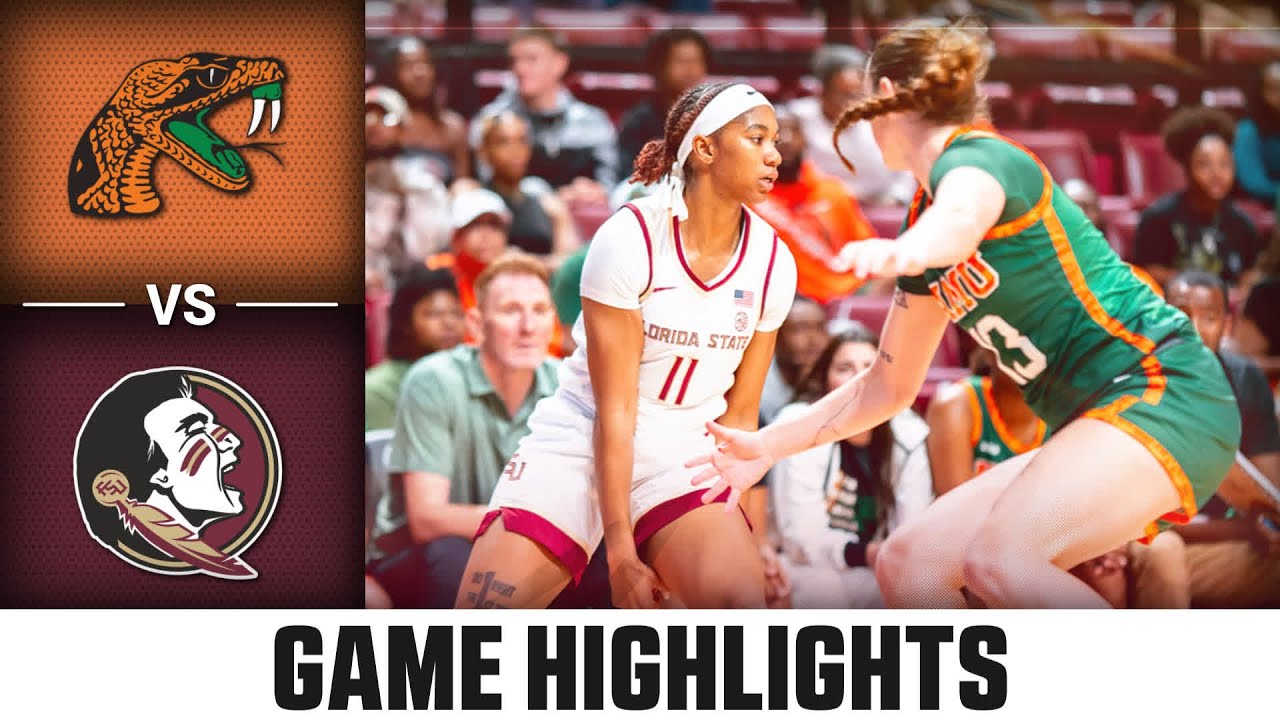 Florida A&M vs. Florida St. Match Highlights | 2024 ACC Womens's Basketball