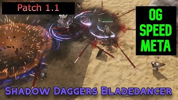 Shadow Daggers Bladedancer Build Guide and 1.1 Update