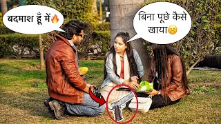 Badmash Snatching Food Prank on Girls🔥 Gone Wrong🤪 Zia Kamal