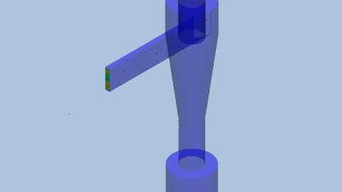 Cyclone Separator CFD and Particle Simulation
