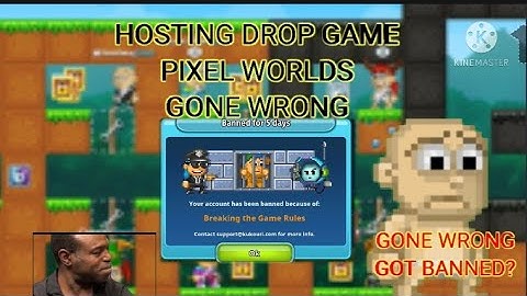 Hosting Drop game | PIXELWORLD|(GONE WRONG) 😱😱 #PIXELWORLDS