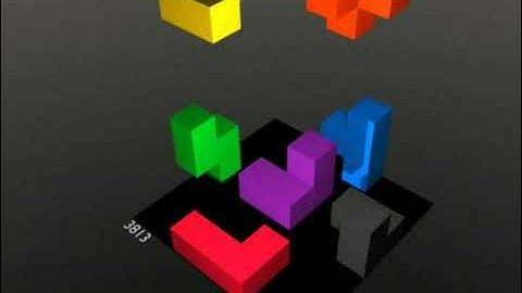 Soma Cube - Anim. 3D - 5 Sol. - 09