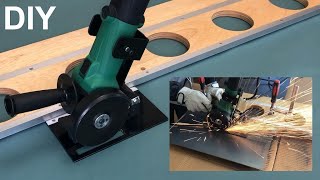 ディスクグラインダーガイド自作Part1　安全でまっすぐカットが出来るディスクグラインダーガイド　。Disc grinder guide selfmade