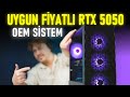 Ucuza Alınacak En İyi ASUS RTX 5050 OEM SİSTEM - Bu Fiyata Süper PERFORMANS