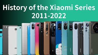 Evolution of Xiaomi Mi Series 2011-2022