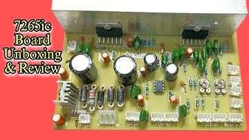 Tda 7265 Original IC audio Board||4.1Home theatre repair||7265ic board Review||PK ELECTRONICS