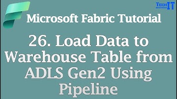 Load Data to Warehouse Table from ADLS Gen2 Using Pipeline | Microsoft Fabric Tutorial