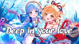 Alok & Bebe Rexha - Deep In Your Love (Sped Up) [Lyrics 8D Nightcore] | USE HEADPHONES 🎧