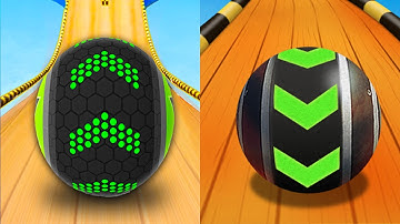 Going Balls VS Sky Rolling Balls - SpeedRun Gameplay Level 1666-1670