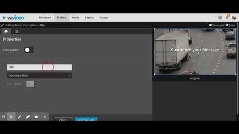 How to Add Text Overlay in WeVideo