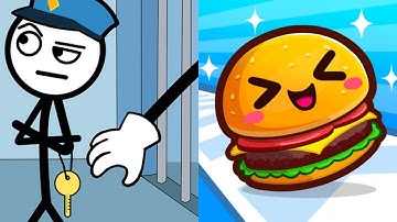 Thief Puzzle VS Food Run Max Levels Walkthrough Android, iOS Update Gameplay P128