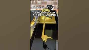 Technics SL-1000 MK3 - Vintage HiFi Classic Turntable from the 80’s unearthed #vinyl #turntable