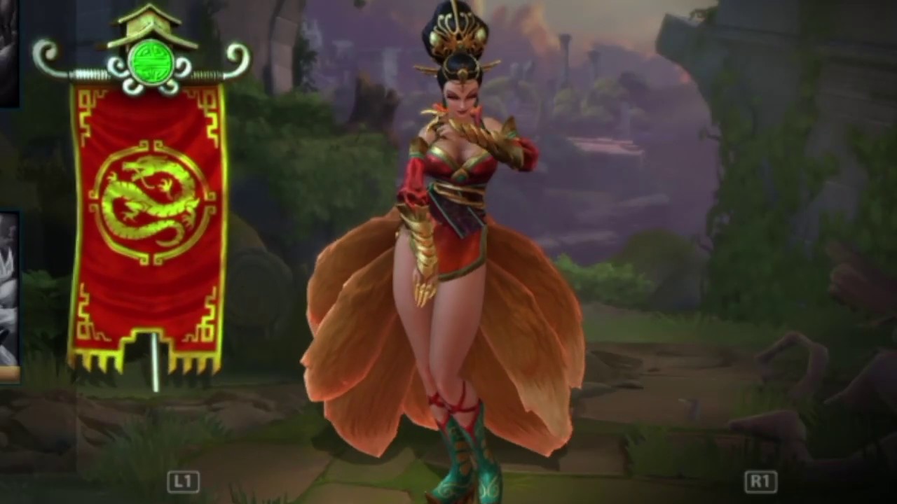 Smite: Da Ji Jiggle animations.