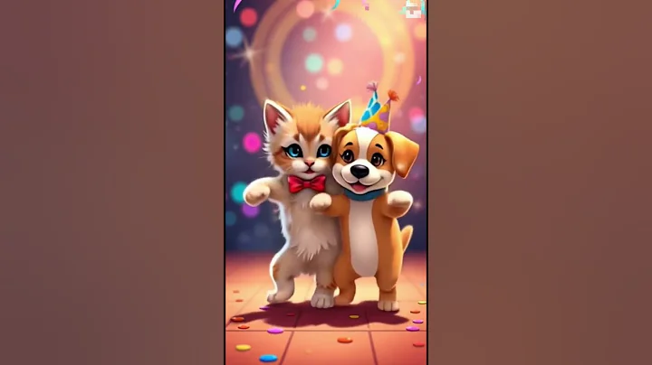 Video 9108091: pets kitten dance, kitten pets funny, funny adorable cat dance, funny beautiful pet, cat cute funny love