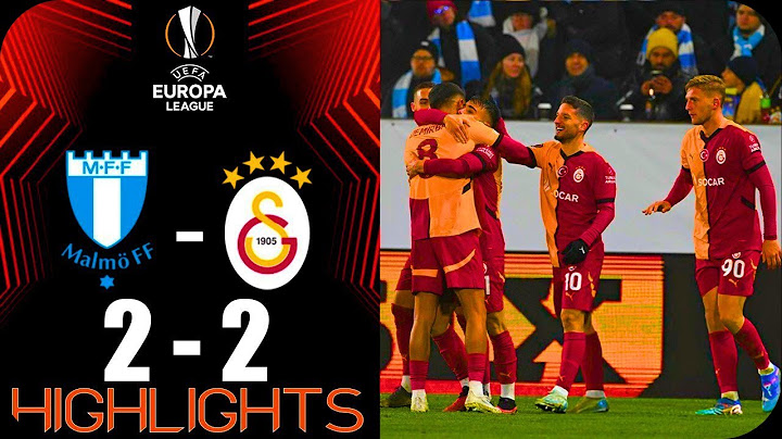 Elias Jelert Golü | Malmö-Galatasaray 2-2 Maç Özeti | UEFA Avrupa Ligi 2024-25
