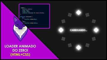 Criando Estilo de Loader Animado no CSS do Zero | Estilos de Tela de Carregamento no CSS