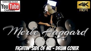 Video thumbnail of "Merle Haggard - Fightin' Side of Me - Drum Cover"