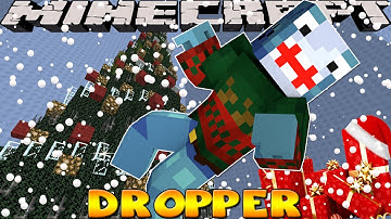 Minecraft - THE CHRISTMAS TREE DROPPER - CUSTOM MAP!!
