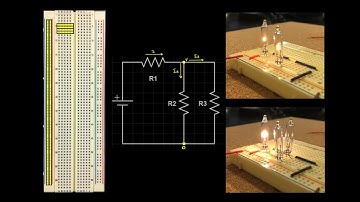 Breadboard introduction, concept circuit using lights and circuit lab demonstration.