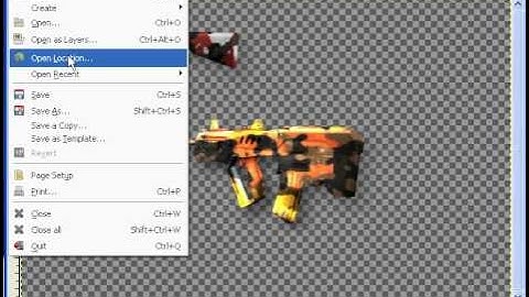 How To Make a Gun/Camo image using GIMP