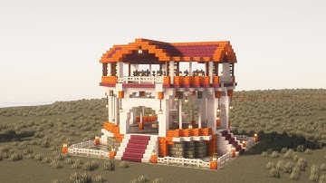 Minecraft: Pale Oak Gazebo - Tutorial