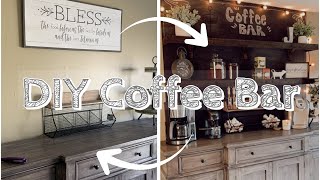 Coffee Bar DIY & Dining Room Makeover!