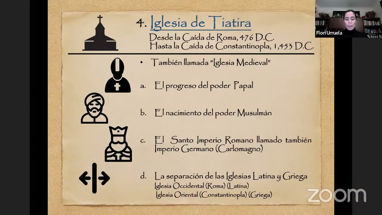Historia de la iglesia, parte 4 - La iglesia de Tiatira