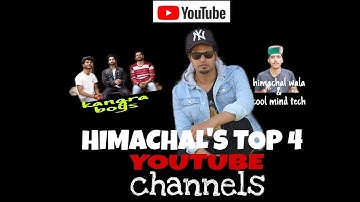 Top 4 Youtube channels of Himachal | 2020 | himachali Top Youtuber | Rajeev Awasthi |  2020