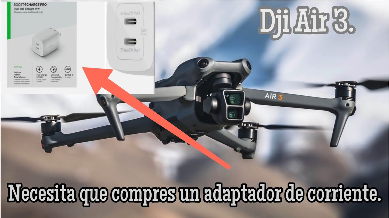 Cargador de Batería Air 3 para DJI Air 3 Accesorios, Cargador Hub de Carga de Tres Vías, Carga 3 Baterías Cargador de Batería Air 3 para DJI Air 3 Accesorios, Cargador Hub de Carga de Tres Vías, Carga 3 Baterías