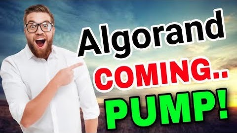Algorand coming Pump ||  Algorand Price Prediction! Algo Today Update