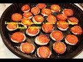 Баклажаны запеченные с мясом и помидором