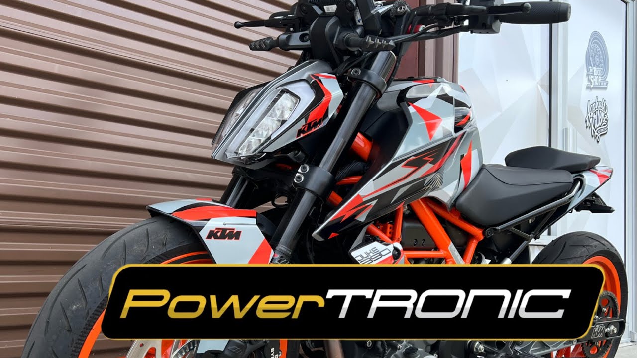 Powertronic Ecu Install - 2020-2022 KTM Duke 390 - YouTube