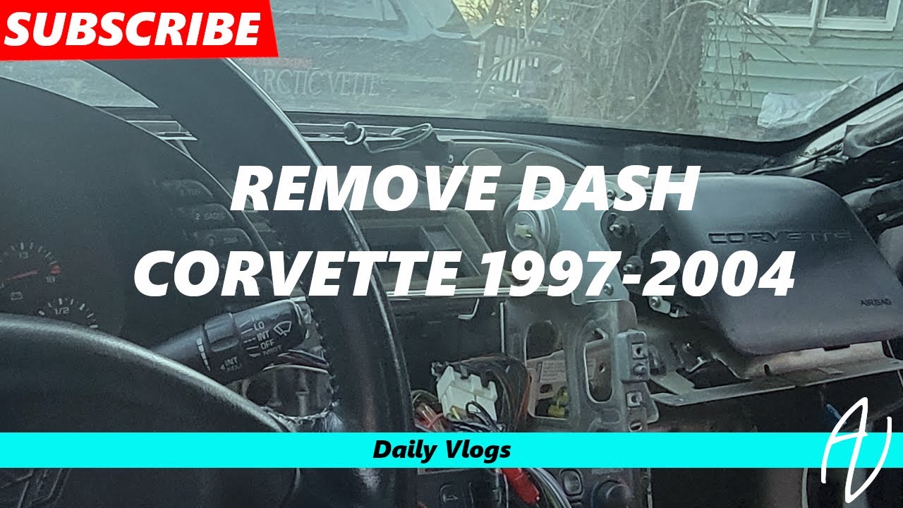 Как снять приборную панель на Corvette (C5 1997-2004) — Daily Vlog