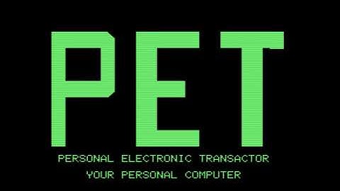 EMU6PET: Commodore PET 2001 emulator for MSX
