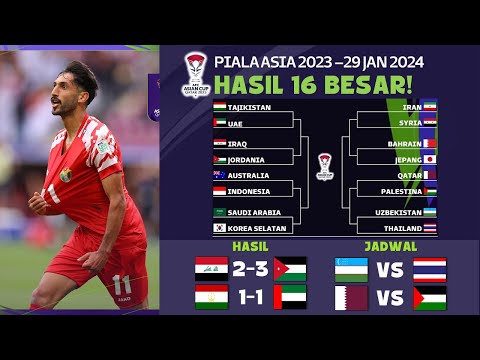 Hasil piala asia 2024 hari ini: IRAQ VS JORDANIA | asian cup  qatar 2023 round of 16