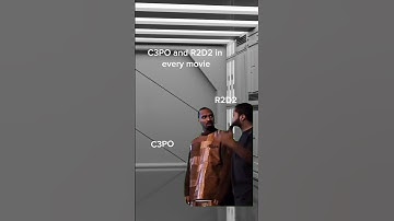C3PO AND R2D2 IN EVERY MOVIE #shorts
