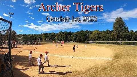 T-Ball - 10/1/22 - Archer Tigers (Coach Gregory) @...
