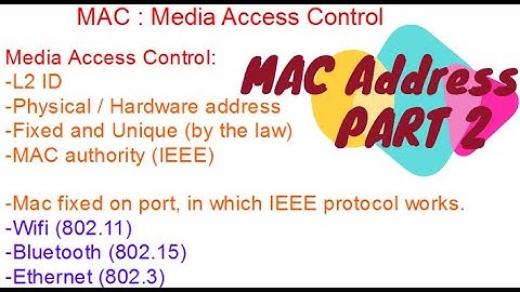 What is MAC address (Part 2) | Lecture No 08 | Networking devices 2020