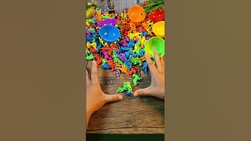 Watch These Dino Toys Fly Backwards 🌀 No Talking, Just Satisfying Plastic Clicks